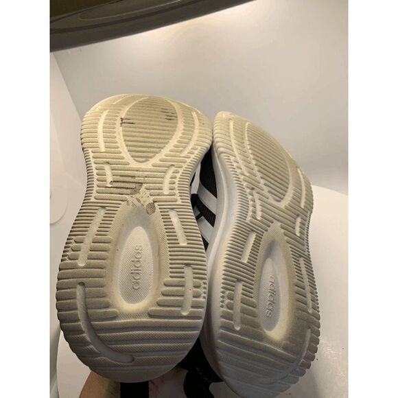 Adidas Black and White Athletic Sneaker - Picture 2 of 7